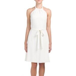 Theory Nayline R. Elevate Crepe Dress Size 6 Halter